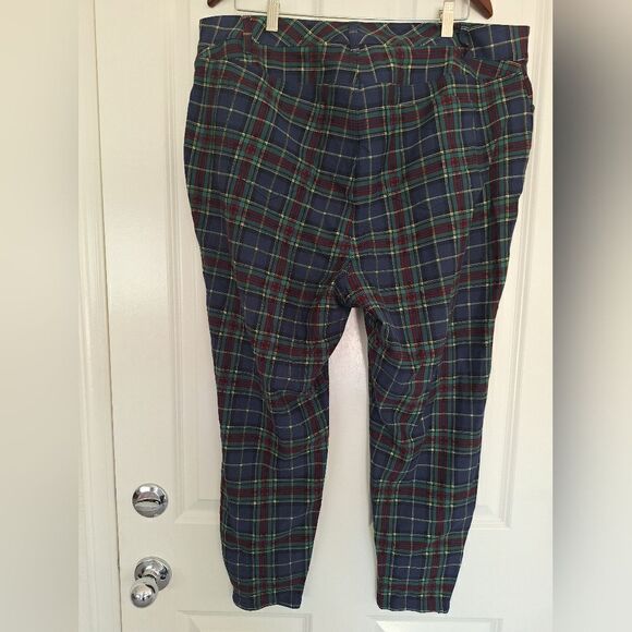Torrid multicolor plaid trousers size 22 - Picture 2 of 7